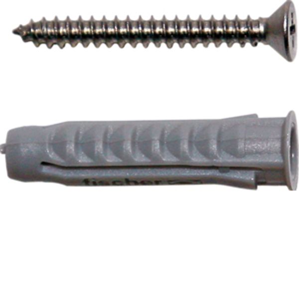25 screws and rawl plugs 25mm image 1