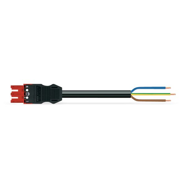 pre-assembled interconnecting cable Cca Socket/plug black image 2