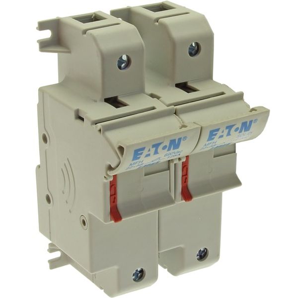 Fuse-holder, low voltage, 125 A, AC 690 V, 22 x 58 mm, 1P + neutral, IEC, UL image 3