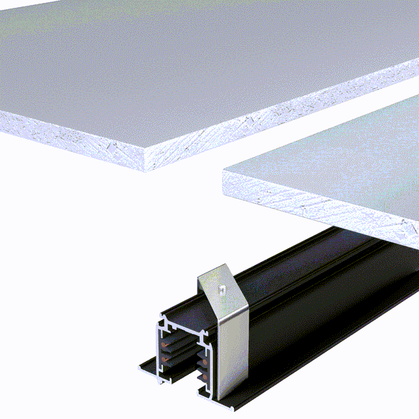 SPS Recessed trackline 3F 1m, black  SPECTRUM image 1