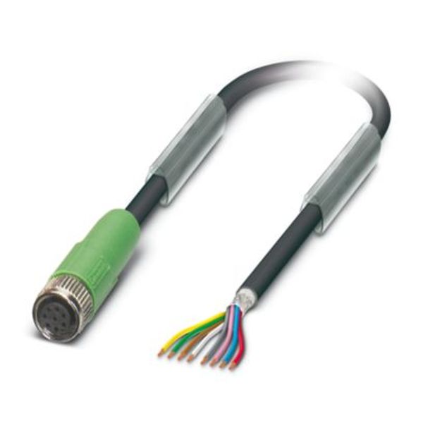 SAC-8P- 0,3-PUR/M 8FS SH BK - Sensor/actuator cable image 1
