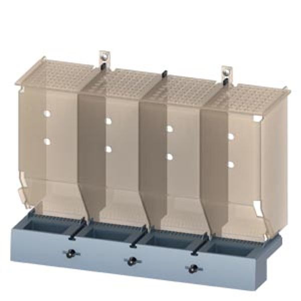 terminal cover extended transparent 4-pole 1 unit accessories for: 3VA15 3VA25/26 image 1