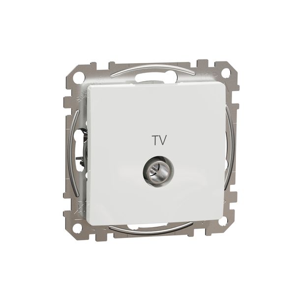 TV connector intermediate 10dB, Sedna, white image 3