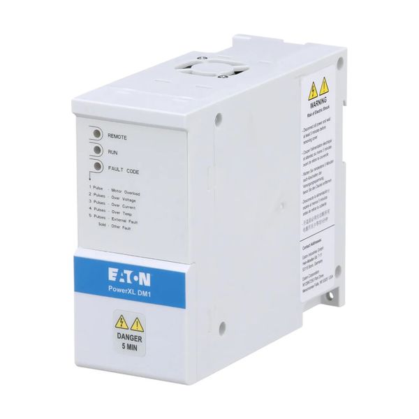 Variable frequency drive, 400 V AC, 3-phase, 4.3 A, 1.5 kW, IP20/NEMA0, Radio interference suppression filter, Brake chopper, FS1 image 6