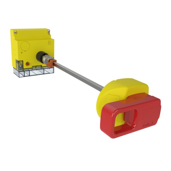 Remote emergency rotary control for DPX³250 HP magnetic circuit breaker only - red/yellow image 1