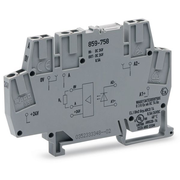 Optocoupler module Nominal input voltage: 24 VDC Output voltage range: image 2