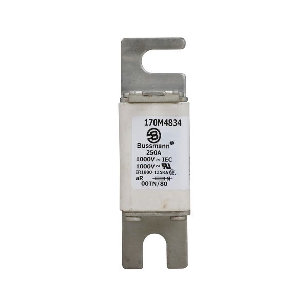 Fuse-link, high speed, 250 A, AC 1000 V, size 00, 30 x 47 x 98 mm, aR, DIN, IEC, single indicator image 7