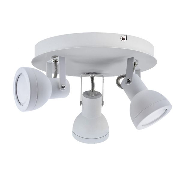 Heli 3-Light 21cm Flush Light White image 1