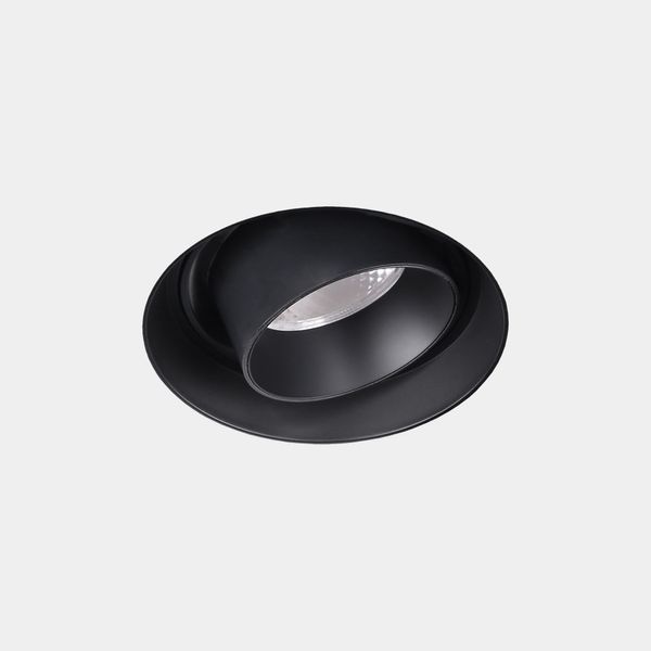 Downlight Play Snoot Round Adjustable Trimless 15W Black IP23 image 1