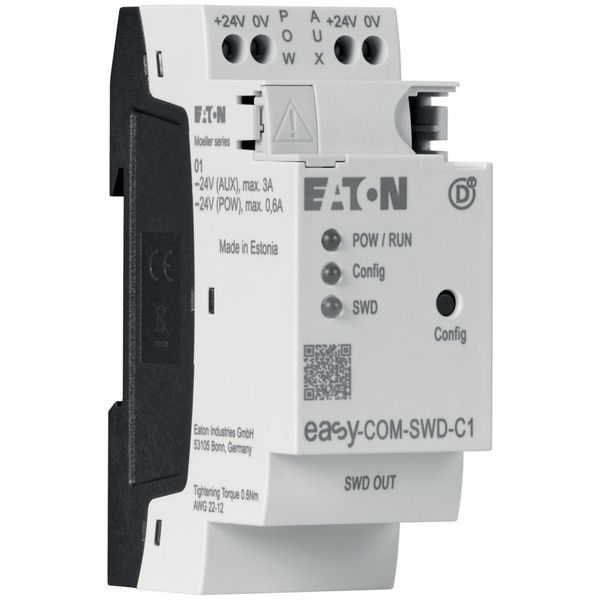 Communication module for connecting the easy control relay as SWD coordinator in SmartWire-DT applications, screw terminal image 12