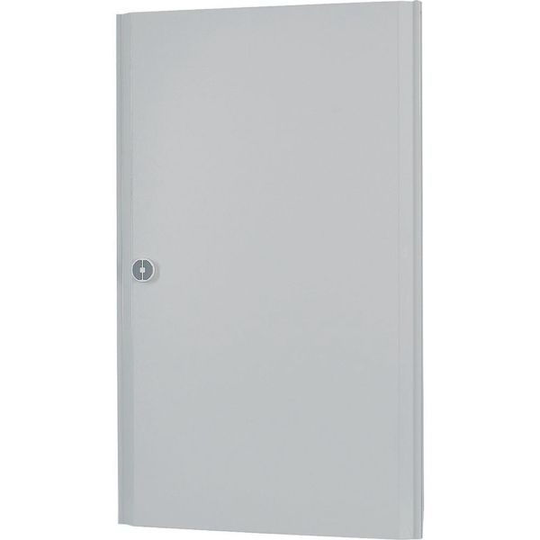 Sheet steel door with rotary door handle HxW=1200x600mm, white image 4