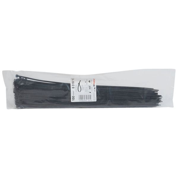 Cable tie Colring - w. 4.6 mm - L. 430 mm - sachet 100 pcs - black image 1