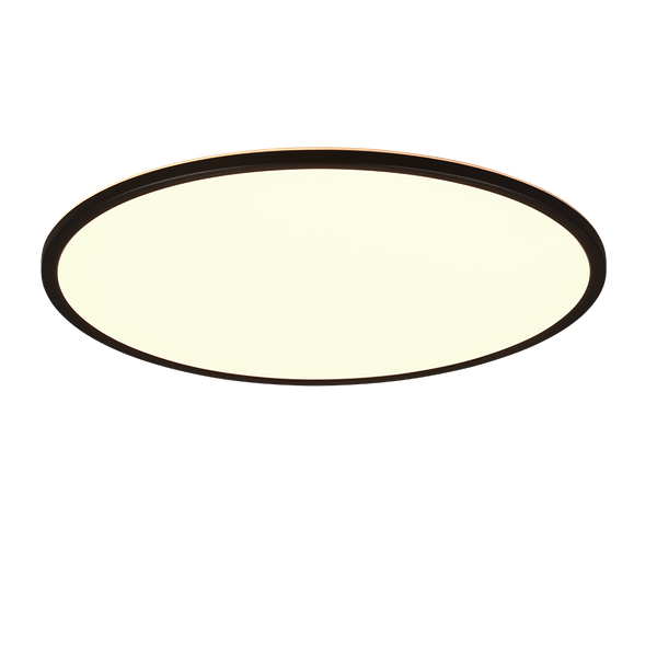 Scott LED ceiling lamp 50 cm matt black image 1