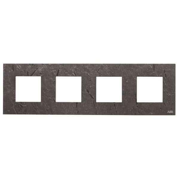 N2274 PZ Frame 4-gang / 2+2+2+2-modules - Noble - Slate image 1