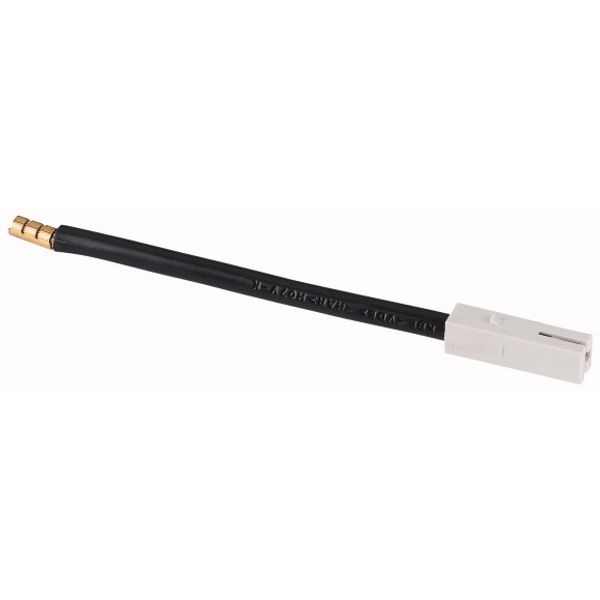 Plug with cable 10mm², L=120mm, black image 1