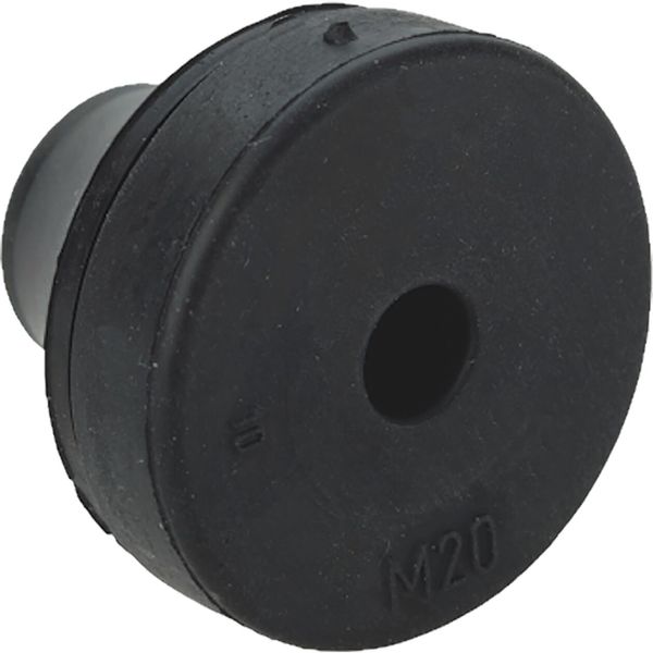 Quickseal cable grommet for M32 Black RAL 9005 Kabel Ø 15.0-20.0 mm image 1