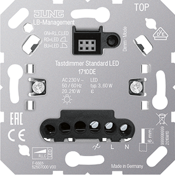 Mennekes Panel mounted recept., 16A4p9h230V, IP67 1711 image 4