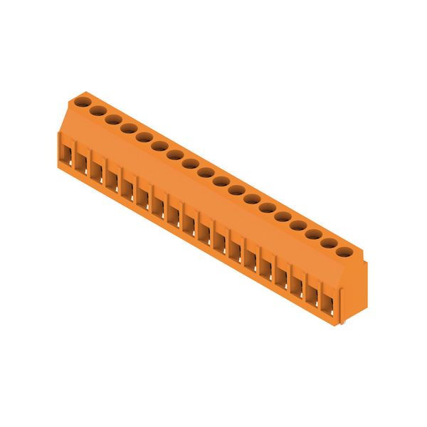 PCB terminal, 5.00 mm, Number of poles: 18, Conductor outlet direction image 3