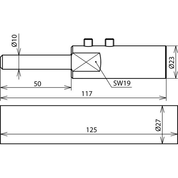 Connection element with mounting material for HVI long Conductor D 20m image 2