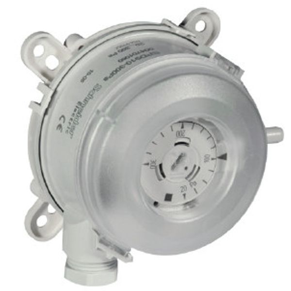 SPD910 Series differential pressure switch, 250 VAC, Silver Contacts, 3 Amp Resistive, 2 Amp Inductive image 1