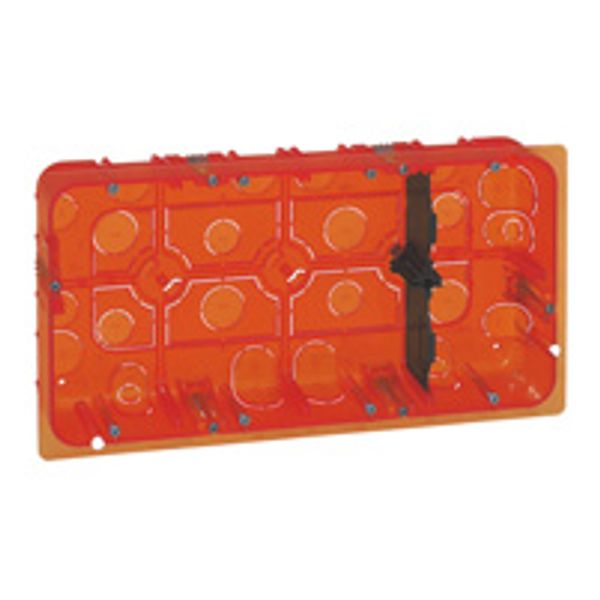 Flush mounting box Batibox - depth 50 mm - 2 x 10 modules - multi-material image 1