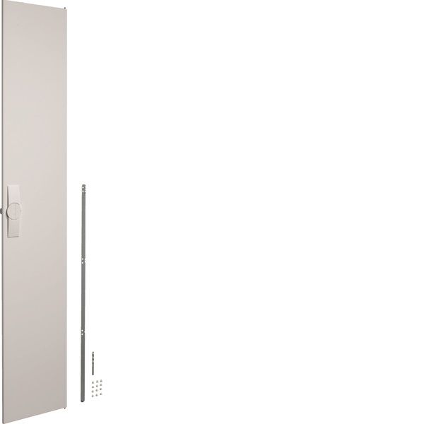 Door, univers, right, RAL 9010, for enclosure IP44, 1400x300mm image 1