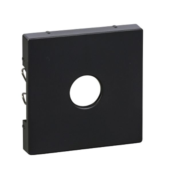 Central plate for antenna socket-outlets, 1 output, anthracite, System M image 2