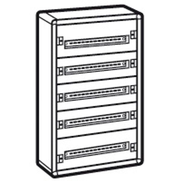 Fully modular metal cabinet XL³ 160 - ready to use - 5 rows - 900x575x147 mm image 1