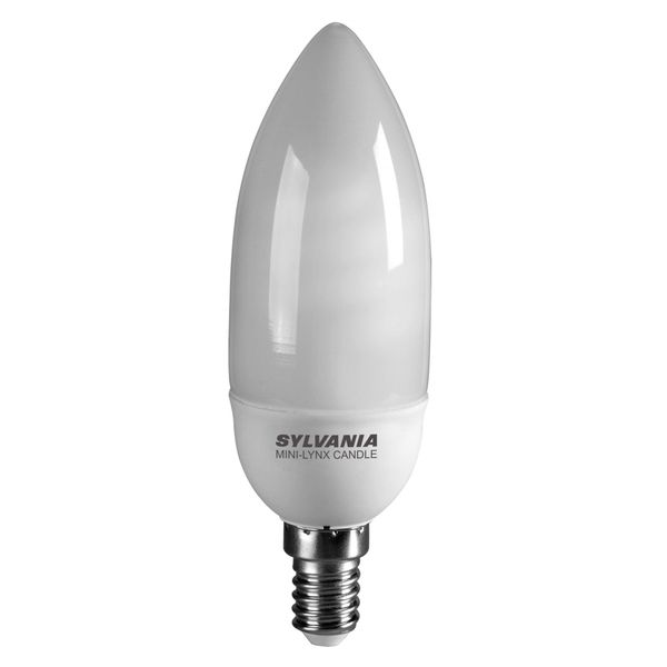 CFL Lamp E14 9W 2700K 450lm 0035309 3x1 Sylvania image 1