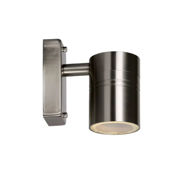 ARNE-LED Outdoor Wall lamp 1xGU10/5W Satin Chrome image 1