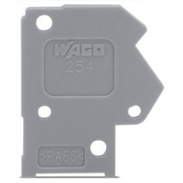 End plate 1 mm thick snap-fit type light green image 3