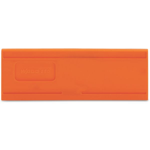 Separator plate 2 mm thick oversized orange image 1