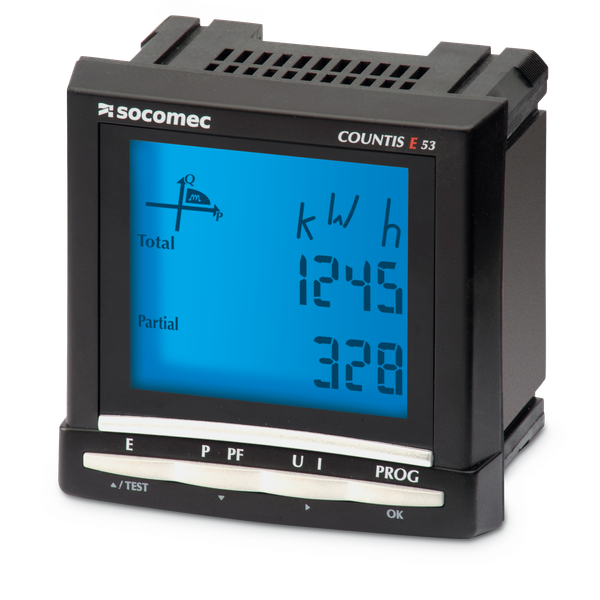 Active-energy meter COUNTIS E53 with RS485 MODBUS com. image 2