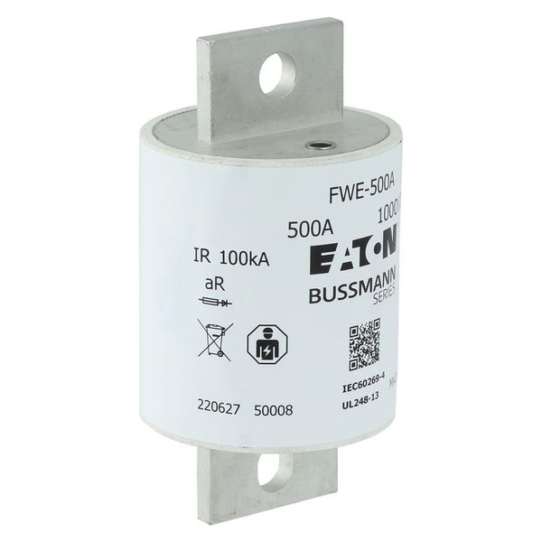 FWE-350A 1000Vdc IEC/UL 350A aR 50mm Round fuse image 11