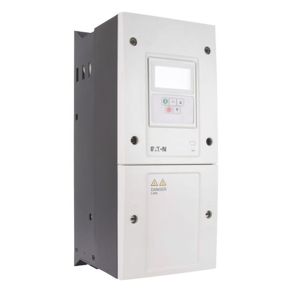 Variable frequency drive, 400 V AC, 3-phase, 24 A, 11 kW, IP55/NEMA 12, Radio interference suppression filter, OLED display image 8