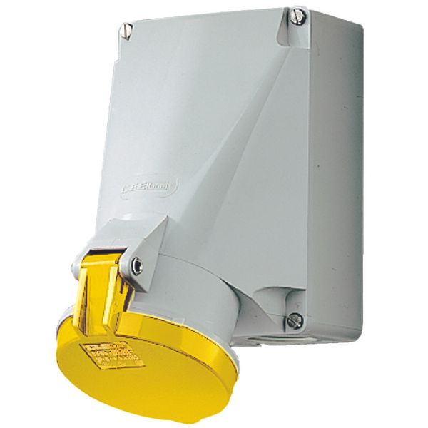 Wall mounted recept., 63A3p4h110V, IP44 image 1