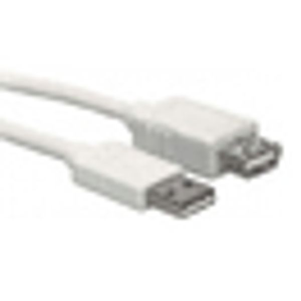USB 2.0 A-A Extensioncable, A male - A female, Grey, 3m image 2