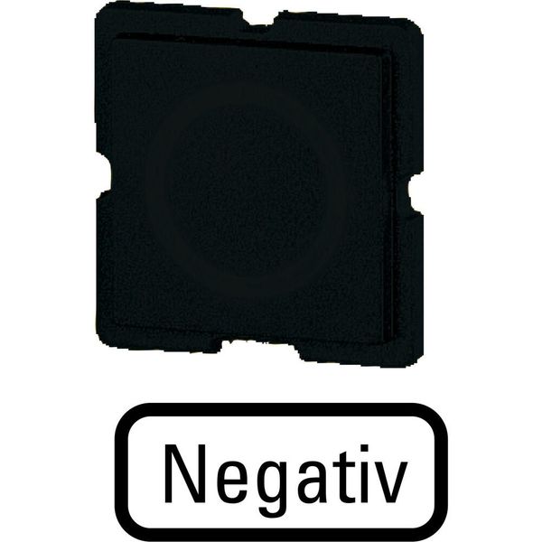 Button plate for push-button, Name: Decrease, 25 x 25 image 5