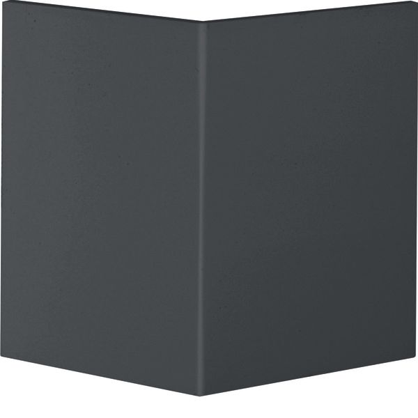 External corner lid for wall trunking BR lid 80mm in graphite black image 1