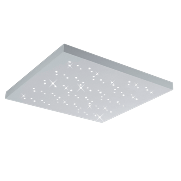 Titus LED ceiling lamp 75x75 cm white image 1