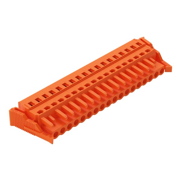 1-conductor female connector CAGE CLAMP® 2.5 mm² orange image 1