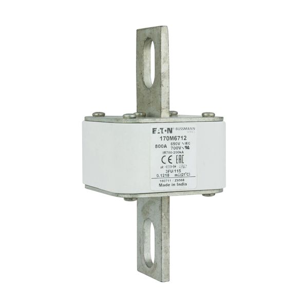 Fuse-link, high speed, 800 A, AC 690 V, size 3, 67 x 92 x 155 mm, aR, IEC, UL image 6