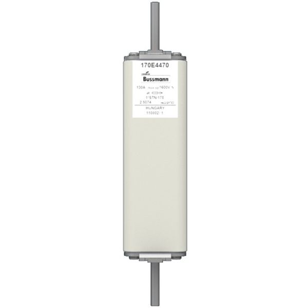 Fuse-link, high speed, 100 A, DC 1600 V, compact size 1, 43 x 58 x 207 mm, aR, IEC, with indicator image 1