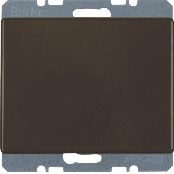 Blind plug centre plate, arsys, brown glossy image 3