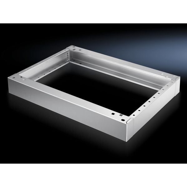 TP Base/plinth, complete, for one-piece console, WHD: 1200x100x400 mm image 2