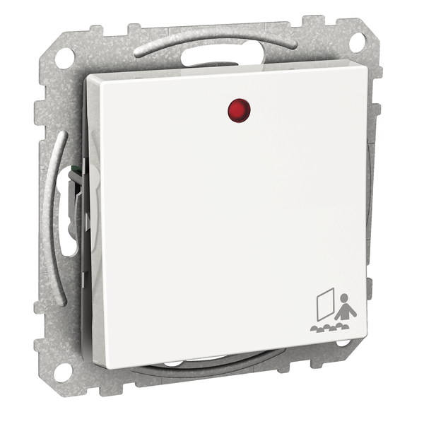 Exxact rocker switch with occupied symbol and lamp 24V white image 5