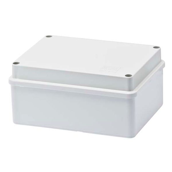 JUNCTION BOX WITH PLAIN SCREWED LID - IP56 - INTERNAL DIMENSIONS 150X110X70 - SMOOTH WALLS - GWT960ºC - GREY RAL 7035 image 2