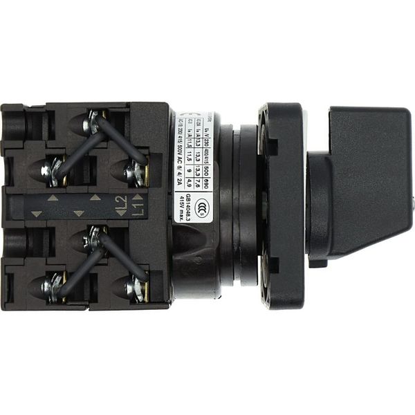 Step switches, T0, 20 A, flush mounting, 3 contact unit(s), Contacts: 6, 45 °, maintained, With 0 (Off) position, 0-3, Design number 15030 image 26