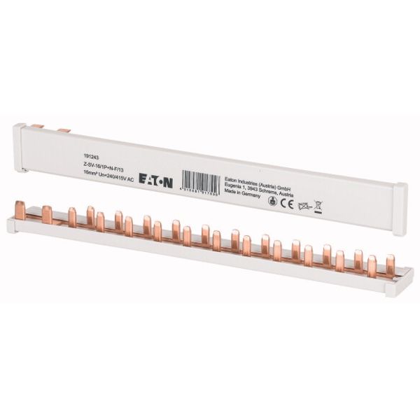 Busbar, 1Ph, 16qmm, 13 module image 1