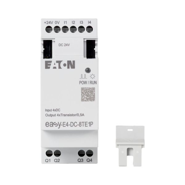 I/O expansion, For use with easyE4, 24 V DC, Inputs/Outputs expansion (number) digital: 4, Push-In image 5